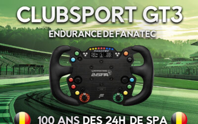 Fanatec y las 24h de Spa: Descubre la edición limitada del volante ClubSport GT3 Endurance