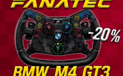 Promo Fanatec BMW M4 GT3 : -300€ ¡Ahora! (Oferta limitada)