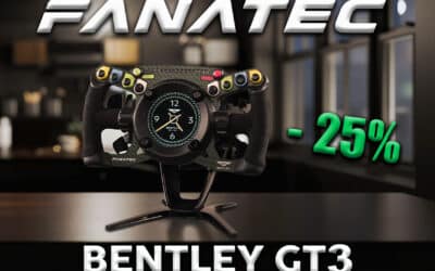 Oferta especial Fanatec Bentley GT3: Volante y paquetes 25% de descuento ( Oferta limitada)