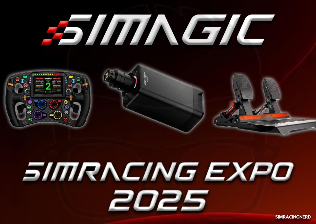 Simagic contraataca con 3 nuevos productos en SimRacing Expo 2025 - Sim ...