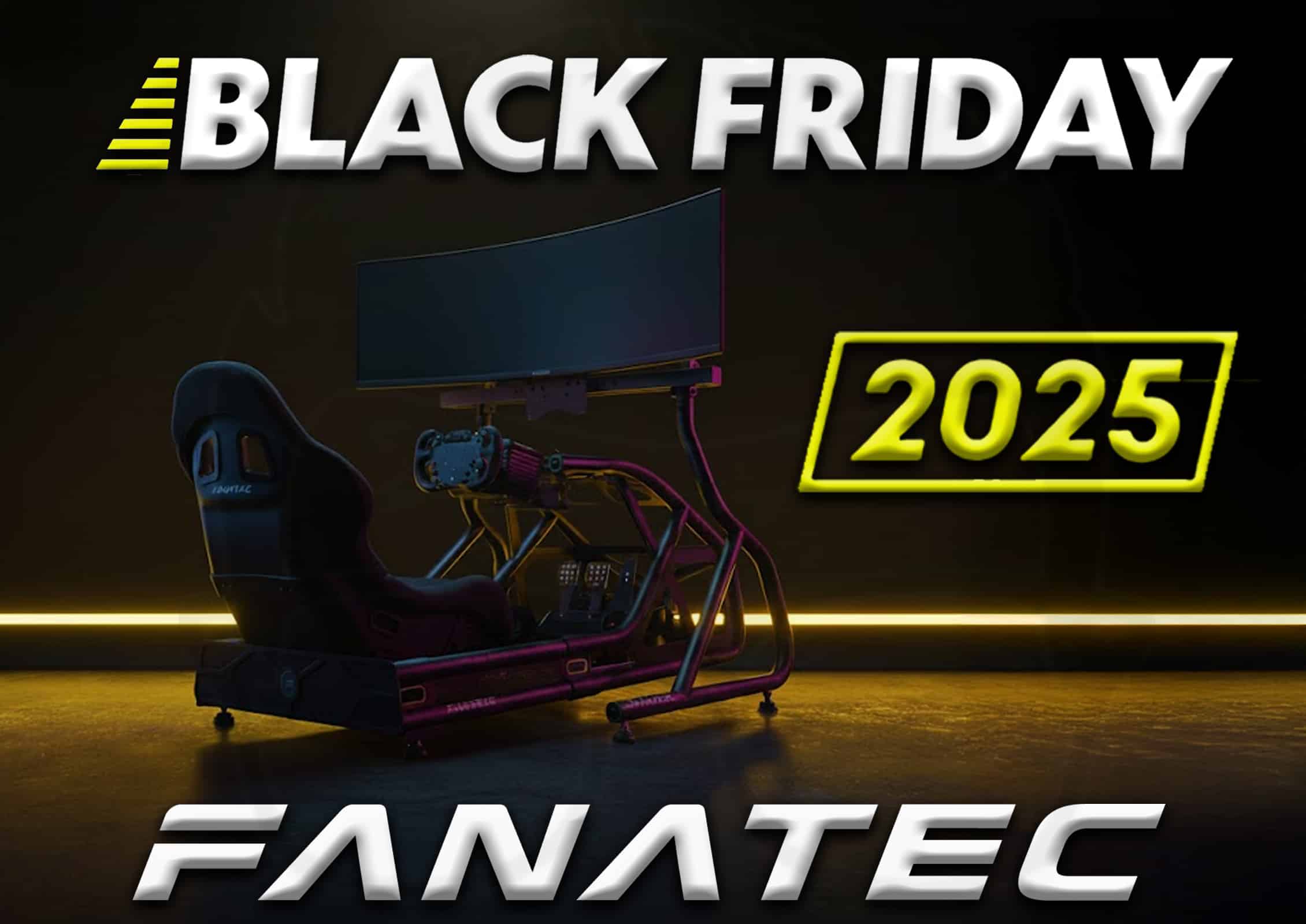 Black Friday 2025 Fanatec sim racing