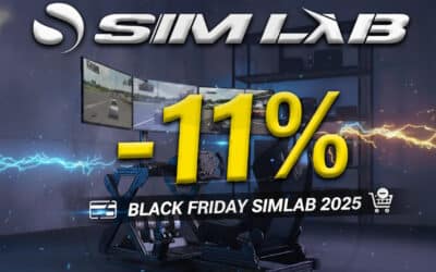 Simlab 2025 Black Friday: 11% de descuento en todo el catálogo (chasis, volantes, pedales)