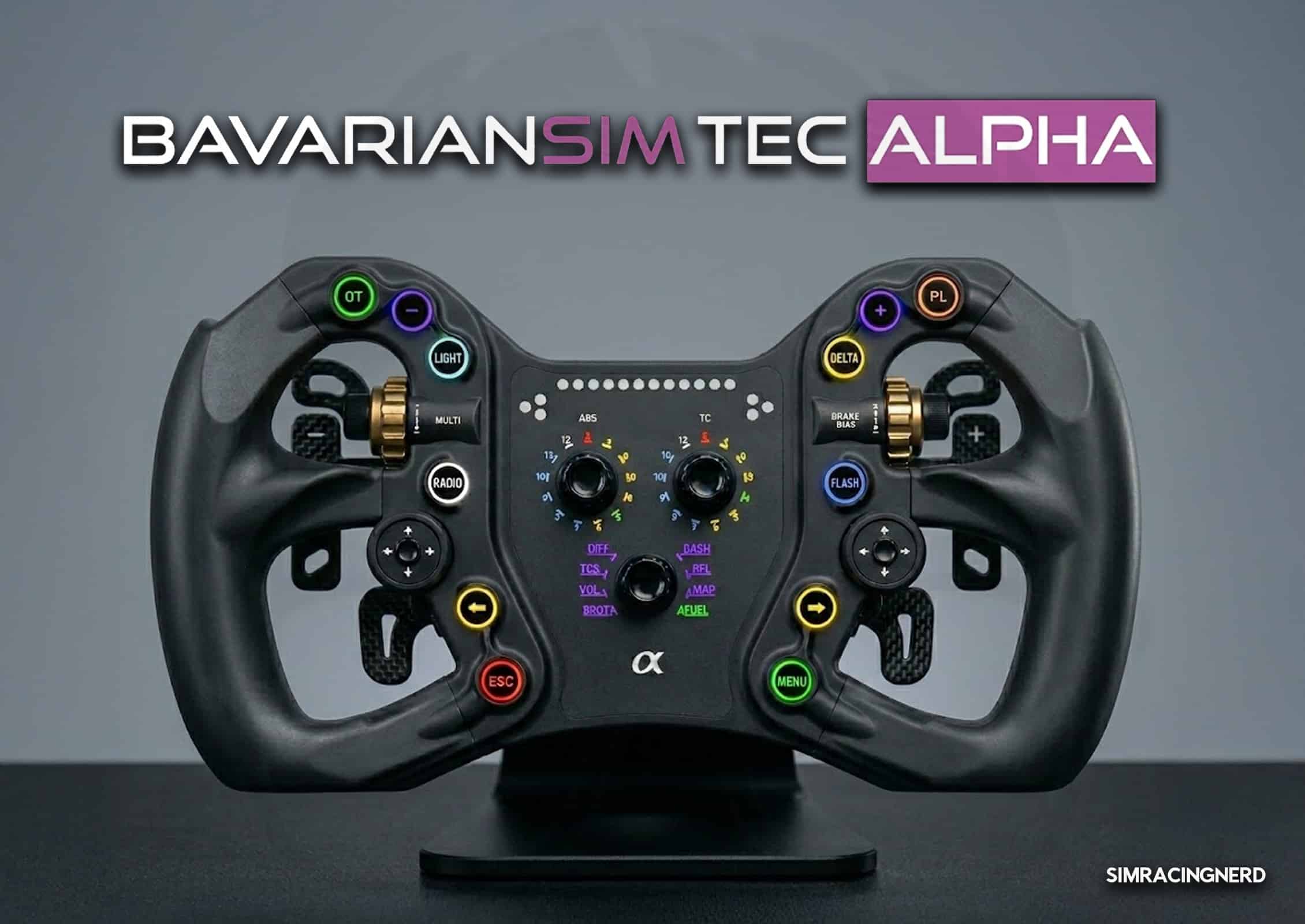 Steering wheel Alpha BavarianSimTec sim racing