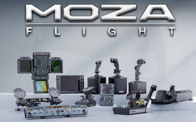 MOZA Flight: pantallas, paneles y módulos para la cabina de pilotaje, a partir de 109 €